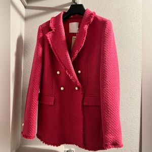 Pink mango blazer